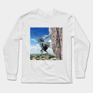 Wererat Girl Fantasy Rock Climber Long Sleeve T-Shirt